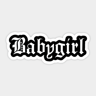 Babygirl Sticker